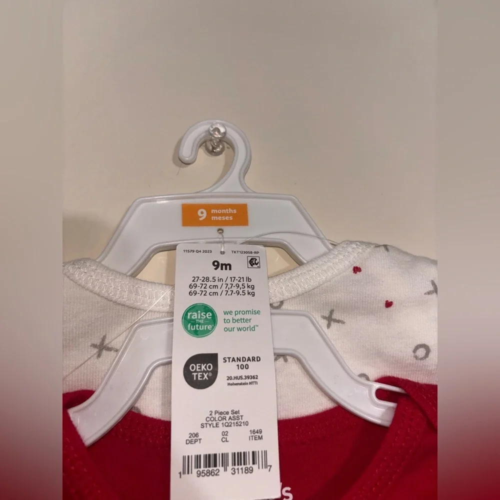 Carter's One-Piece - My First Valentine's Day 9 months